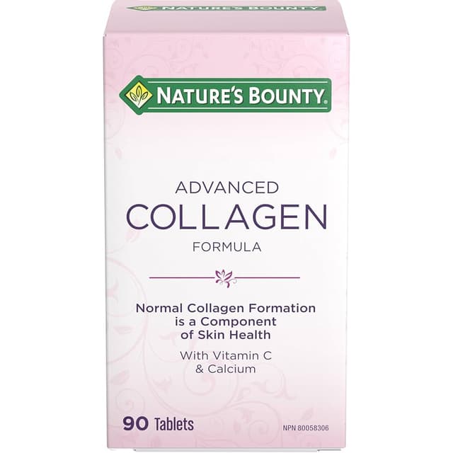 NATURE'S BOUNTY ADVANCE COLLAGEN WITH VITAMIN C & CALCIUM X 90 TABS