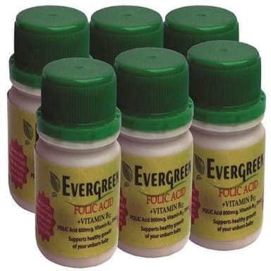 EVERGREEN FOLIC ACID 800MCG