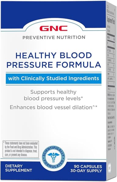 GNC HEALTHY BLOOD PRESSURE FORMULA X 90 CAPS