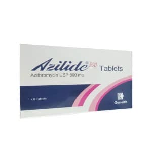 AZILIDE AZITHROMYCIN 500MG X 6
