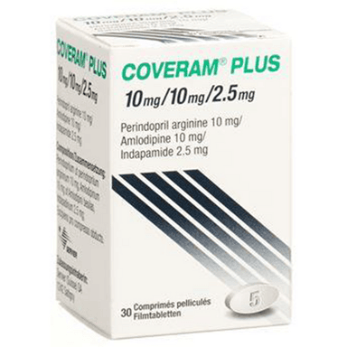 COVERAM PLUS 10/2.5/10MG X 30 TABS