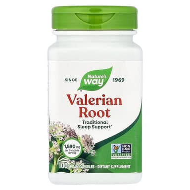 NATURE'S WAY VALERIAN ROOT 530MG X 100 VEG CAPS