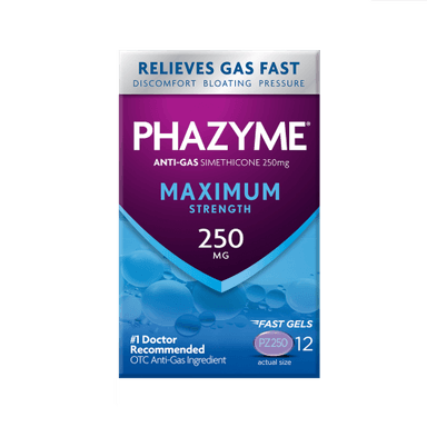 PHAZYME MAXIMUM 250MG BY 36
