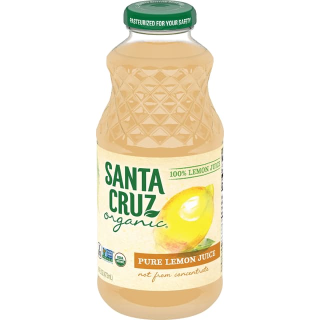 SANTA CRUZ ORGANIC LEMON JUICE-16 OZ