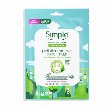 SIMPLE POLLUTION PROTECT SHEET MASK