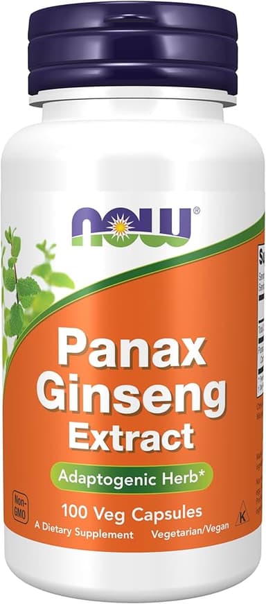 NOW FOODS PANAX GINSENG 500MG BY 100
