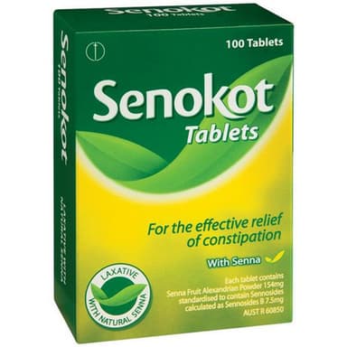SENOKOT TABLETS - 100TABS