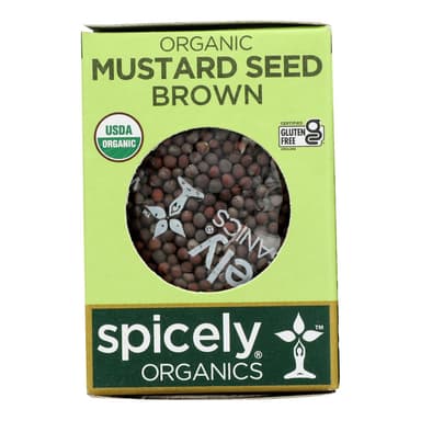 SPICELY ORGANICS WHITE MUSTARD SEEDS