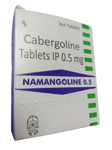 Namangoline 0.5 Cabergoline tablets