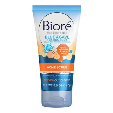 BIORE BLUE AGAVE + BAKING SODA ACNE SCRUB 127G