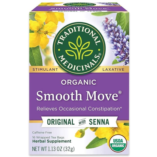 TRADITIONAL MEDICINALS ORIGINAL SMOOTH MOVE TEA 32G