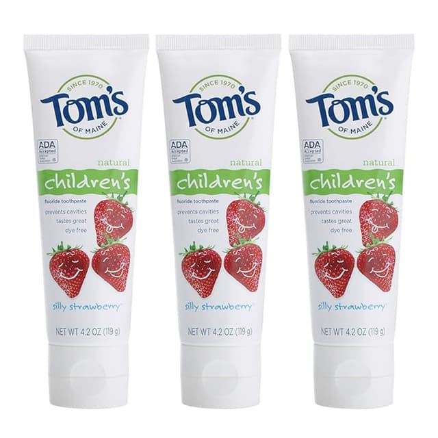 TOM'S MAINE CHILDREN'S SILLY STRAWBERRY TOOTHPASTE 119G