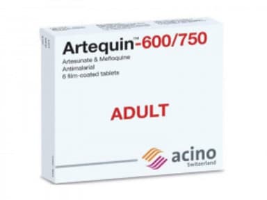 ARTEQUIN ADULT 600/750MG X 6 TABS