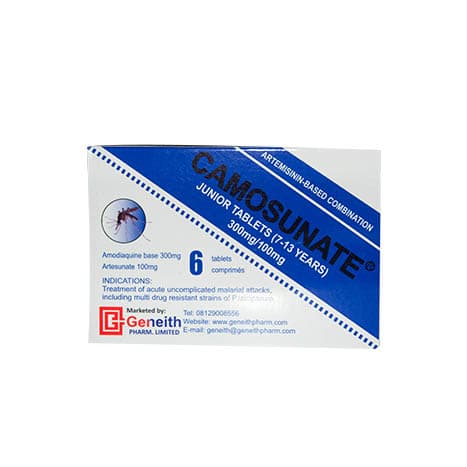CAMOSUNATE JUNIOR(7-13YRS) X 6 TABLETS