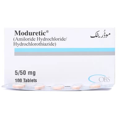 MODURETIC 5/50MG OBS