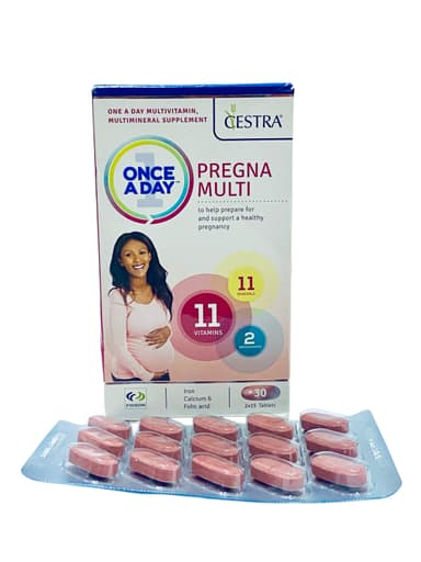 CESTRA PRE NATAL/PREGNA MULTI ONCE A DAY CAPS X30