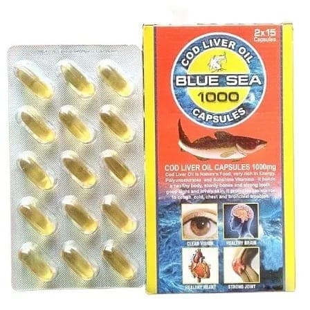 BLUESEA CODLIVER OIL 300MG X 30 CAPS