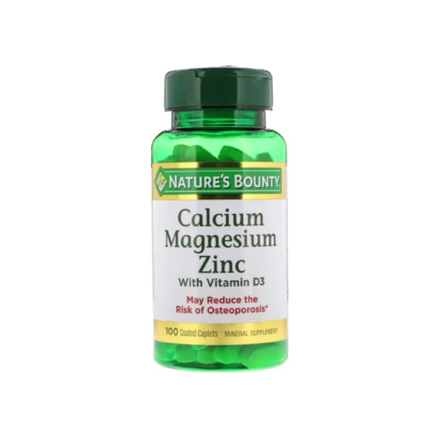Nature's bounty calcium magnesium and zinc 100 caplets