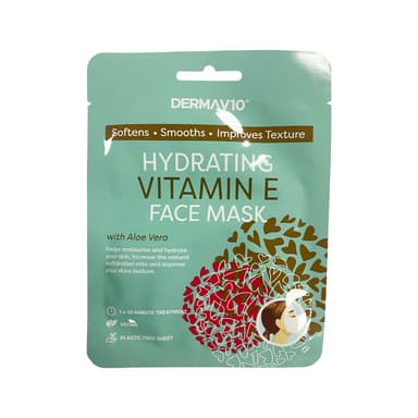 DERMA V10 HYDRATING VITAMIN E FACE MASK