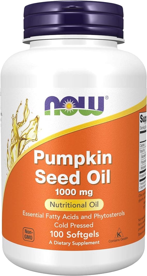 NOW FOODS PUMPKIN SEED OIL CAPSULES -1000MG