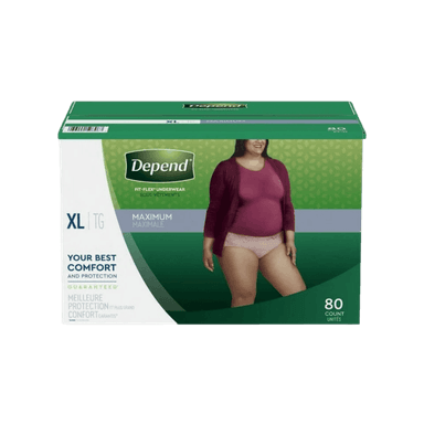 DEPEND FIT-FLEX UNDERWEAR FOR WOMEN EXTRA LARGE