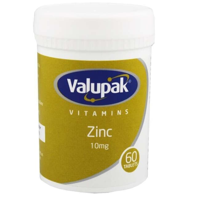 VALUPAK ZINC 10MG X 60 TABS