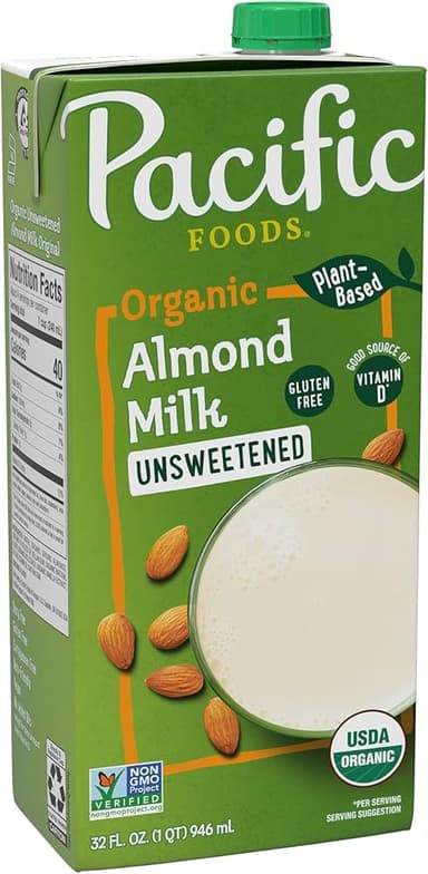 PACIFIC FOODS-ORGANIC ALMOND DRINK