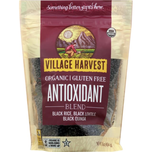 VILLAGE HARVEST BLACK RICE 454G