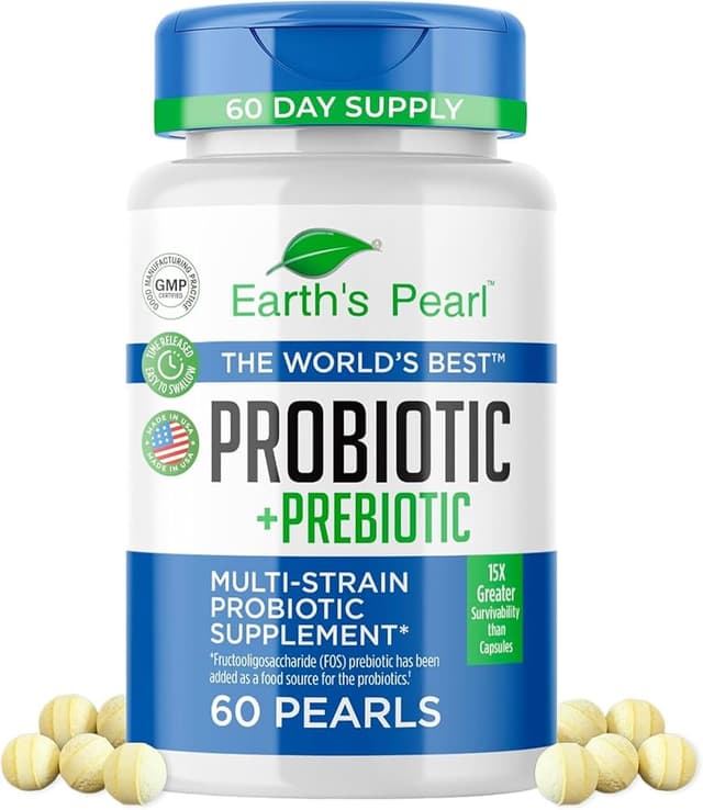 EARTHS PEARL PROBIOTICS + PREBIOTICS BY 60