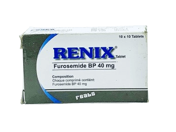 RENIX FUROSEMIDE 40MG X 100 BY SACHET