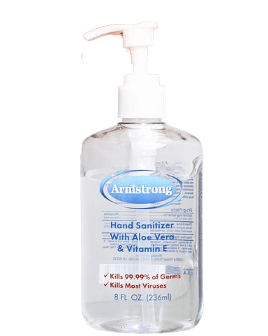 ARMSTRONG HAND SANITIZER WITH ALOE AND VITAMIN E 236ML