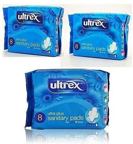 ULTREX SANITARY PADS X10(ULTRA PLUS)