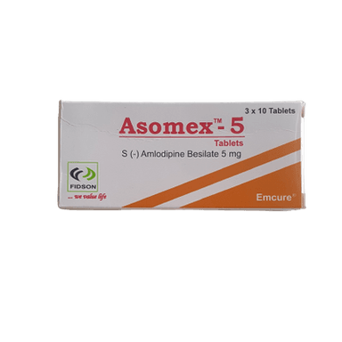 ASOMEX AMLODIPINE 5MG