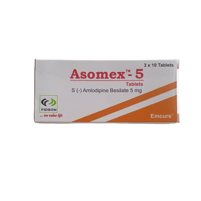 ASOMEX AMLODIPINE 5MG