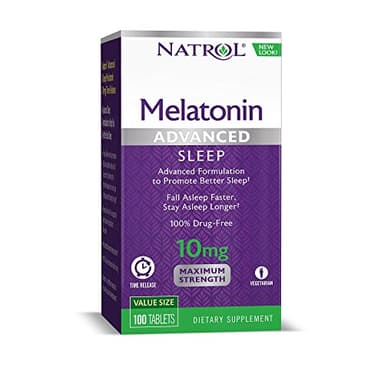 NATROL MELATONIN ADVANCED SLEEP 10MG X 100 TABS