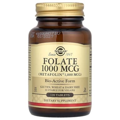 SOLGAR FOLATE 1000MCG X 120 TABS