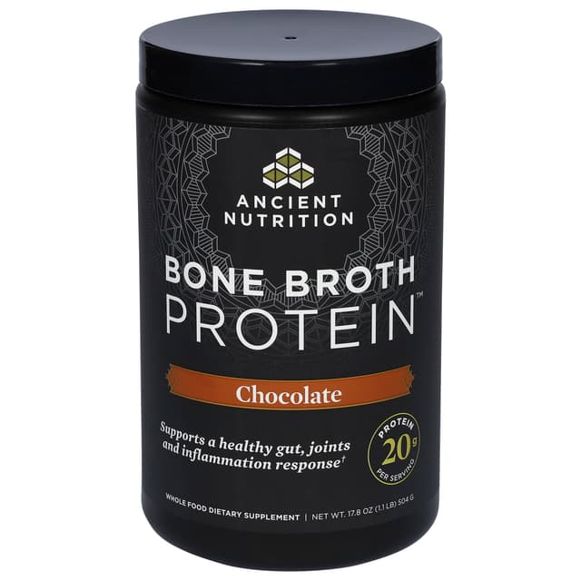 ANCIENT NUTRITION BONE BROTH - CHOCOLATE