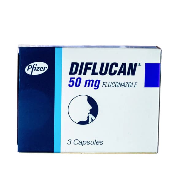 DIFLUCAN 50MG X 3 CAPSULES