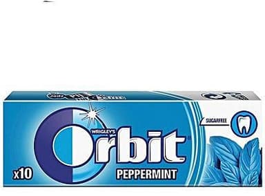 ORBIT PEPPERMINT FLAVOURED CHEWING GUM