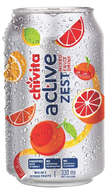 CHIVITA ACTIVE ZEST CAN 330ML