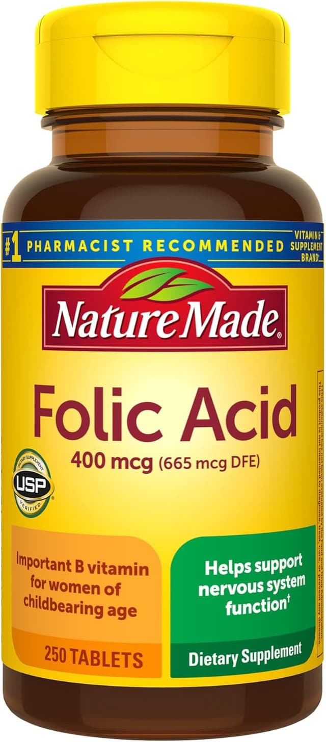NATURE MADE FOLIC ACID 400MCG X 250 TABS