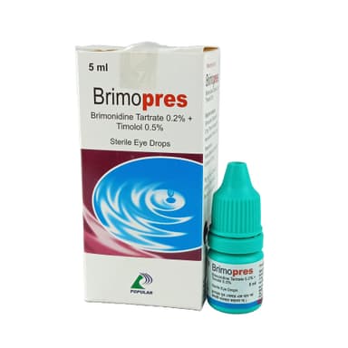 BRIMOPRESS EYE DROP BRIMONIDE TARTARATE 0.2%