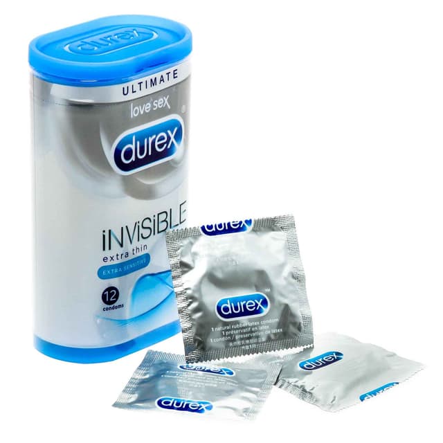 DUREX INVISIBLE EXTRA THIN BY 12