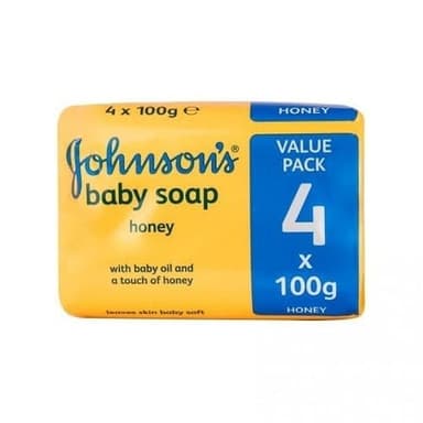 JOHNSON'S BABY SOAP X4(HONEY)