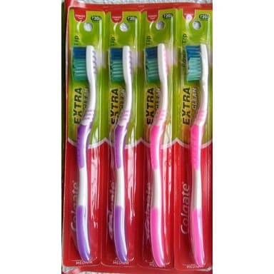 COLGATE EXTRA CLEAN VALUE PACK OF 4 TOOTHBRUSHES