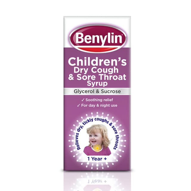 BENYLIN CHILDREN'S DRY COUGH & SORE THROAT SYR.