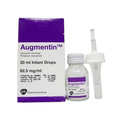 AUGUMENTIN INFANT DROPS 62.5MG/ML X 20ML