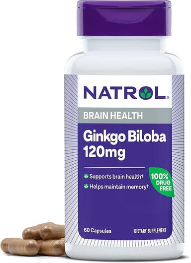 NATROL GINKGO BILOBA 120MG X 60 CAPS