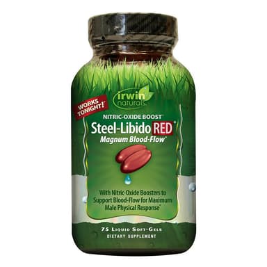 STEEL-LIBIDO -NITRIC OXIDE - RED