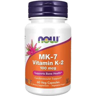 Now MK-7 vitamin K-2 100mcg 60 capsules